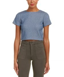 Sarina Crop Top by Alice + Olivia at Bluefly