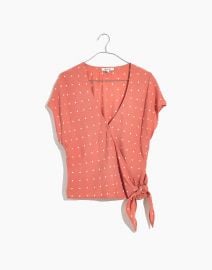 Sash Tie Wrap Top at Madewell