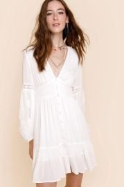 Sasha Embroidered Mini Dress by Francesca\'s at Francescas