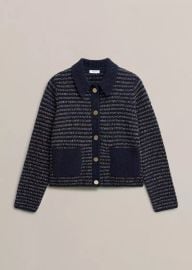 Sasha Knitted Jacket Hobbs US at Hobbs