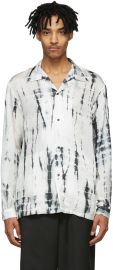 Sasquatchfabrix White Tie-Dye Shirt SSENSE at Ssense