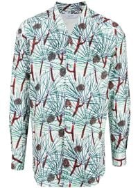 Sasquatchfabrix pine-print Collarless Shirt - at Farfetch