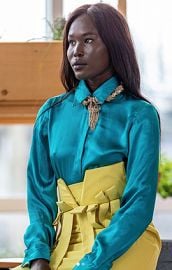 Satin Blouse by QiQee House at Qiqee Designs