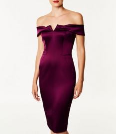 Satin Bodycon Dress at Karen Millen