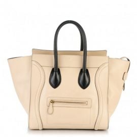 Satin Calfskin Mini Luggage by Celine at Celine