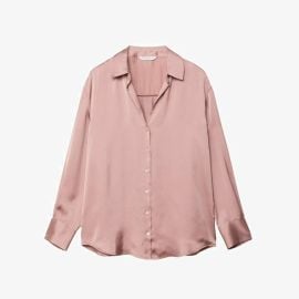 Satin Effect Basic Shirt at Zara