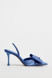 Satin Effect High Heel Shoes at Zara