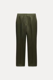 Satin Effect Pants at Zara