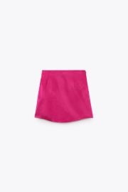 Satin Finish Mini Skirt by Zara at Zara