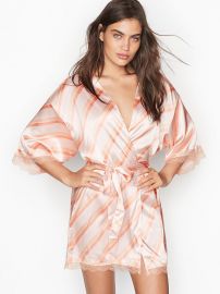 Satin Lace Kimono at Victorias Secret