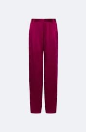 Satin Relaxed Pleated Pant at Lapointe