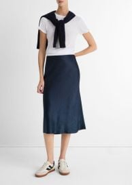 Satin Slip Skirt in Products Women at Vince