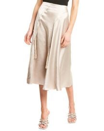 Satin Tassel Skirt by Vince at Rue La La