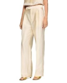 Satin Trousers at Bloomingdales