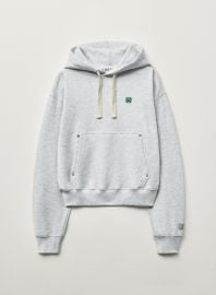 Satur Classic Small Logo Rivet Hoodie at Satur