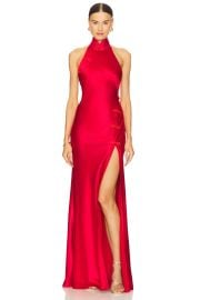 Sau Lee Michelle Gown In Red at Revolve