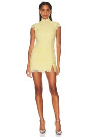 Sau Lee Rae Lace Overlay Sheath Dress at Revolve