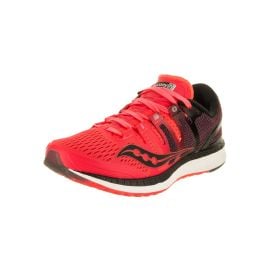 Saucony Liberty ISO Running Shoe in Viz Red Black Grey at Walmart