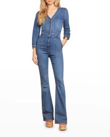 Savanna Denim Jumpsuit at Neiman Marcus