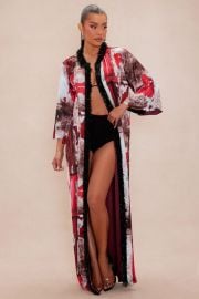 Savannah Satin Kimono - Rustcombo Fashion Nova at Fashion Nova