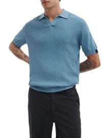 Saxon Silk Blend Johnny Polo Shirt at Bloomingdales