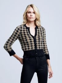 Saylor Cardigan in BlackLatte  at LAgence