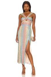 Saylor Eli Sequin Column Dress at Revolve