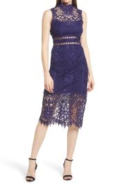 Saylor Rue Embroidered Lace Cocktail Dress in Rhodonite  at Nordstrom