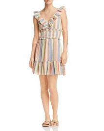 Saylor Sleeveless Rainbow-Stripe Smocked Gauze Dress Women - Bloomingdale s at Bloomingdales