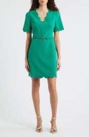Scallop Sheath Dress at Nordstrom