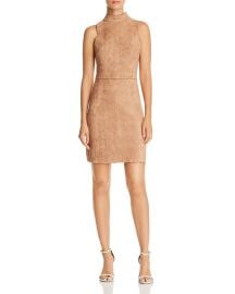 Scalloped Faux Suede Sheath Dress by Aqua at Bloomingdales