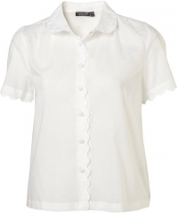 Scalloped shirt at Topshop