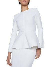 Scanlan Theodore Crepe Knit Ruffle Jacket at Saks Fifth Avenue