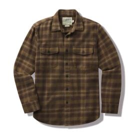 Scarboro Heritage Heavy Flannel - Olive Loden at Grayers