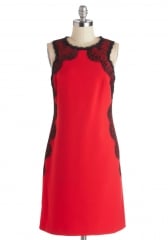 Scarlet Enchantress Dress at ModCloth