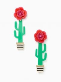 Scenic Route Cactus Statement Earrings by Kate Spade at Kate Spade