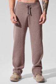 Scholar Straight Leg Sweatpant - Mushroom Heather at Alo Yoga