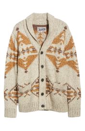 Schott NYC Geo Pattern Cardigan at Nordstrom