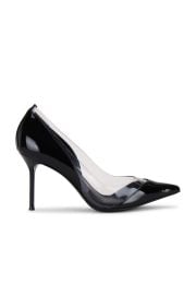 Schutz Andie Pump In Black Transparente at Revolve