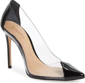 Schutz Cendi Transparent Pump Women Nordstrom at Nordstrom