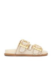 Schutz Enola Sporty Casual Sandal In Oyster at Revolve