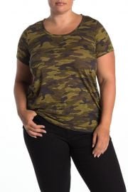 Scoop Neck Camo T-Shirt at Nordstrom Rack