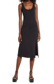 Scoop Neck Midi Dress at Nordstrom