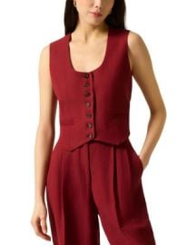 Scoop Neck Waistcoat at Bloomingdales
