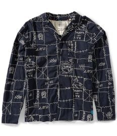Scotch & Soda Embroidered Long Sleeve Woven Shirt at Dillards
