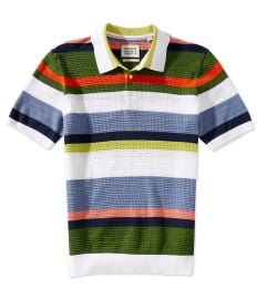 Scotch & Soda Structured Stripe Short Sleeve Polo Shirt at Dillards