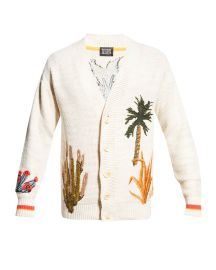 Scotch  Soda Mens Embroidered Cardigan Sweater at Neiman Marcus