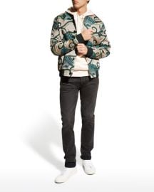 Scotch  Soda Mens Shell Jacquard Bomber Jacket at Neiman Marcus