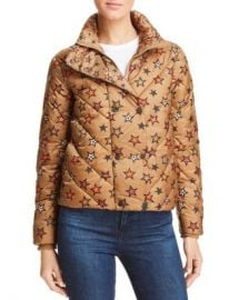 Scotch  amp  Soda Star Print Cropped Puffer Jacket Women - Bloomingdale s at Bloomingdales