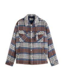 Scotch Soda Brushed Check Shirt Jacket Bloomingdales at Bloomingdales